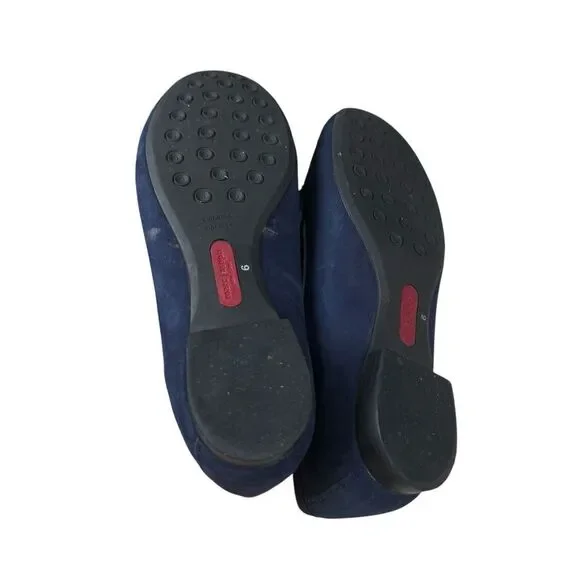 Marc Joseph Navy Blue Leather Nubuck Grand Street Loafer Women's Sz 6‎ - Picture 9 of 13